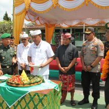 Syukuran HUT ke-74 TNI dan Penyambutan Atlet Run For Bali 374 KM di Makodim Bangli