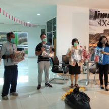 Cegah Virus Corona, PERWIRA Bali Bantu Ratusan Masker untuk Pedagang Pasar Kreneng