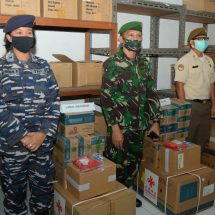 Mabes TNI Dukung 291 Koli Alkes Untuk Operasi Pendisiplinan Protokol Kesehatan di Kodam Udayana