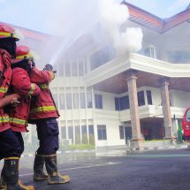 Simulasi, Kantor PLN UID Bali Terbakar