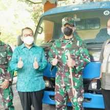 BI Bali Hibahkan Satu Mobil Operasional Kepada Korem Wira Satya