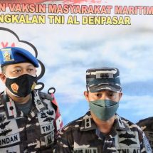 Ratusan Warga Pesisir dan ABK Ikuti “Serbuan Vaksin Masyarakat Maritim” Pangkalan TNI AL Denpasar