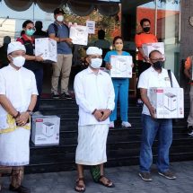 “Peduli Untuk Kemanusiaan”, Yayasan Bali Binar Bhakti Bantu Sepuluh Konsentrator Oksigen
