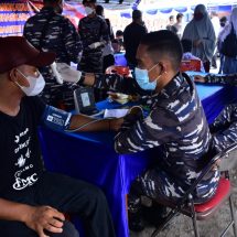 Serbuan Vaksin Maritim dan Pelajar di Tidore Lampaui Target