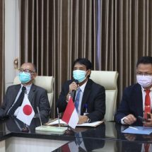 Penandatanganan Memorandum of Understanding oleh Rektor Unud dengan President of Niigata Agro-Food University Jepang