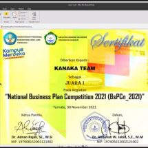 Kanaka Team FEB Unud Raih Peringkat 1 di Kompetisi Bisnis Nasional UNKHAIR