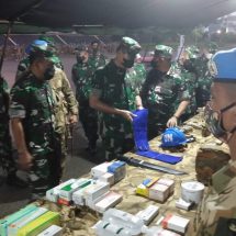 Jelang Diberangkatkan, Asops Panglima TNI Cek Kesiapan Satgas Konga XX-S/MONUSCO