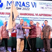 ​Munas VI di Sanur, Duet Prof. Beny Mutiara dan Dr. Husni Teja Pimpin Aptikom 2022-2026