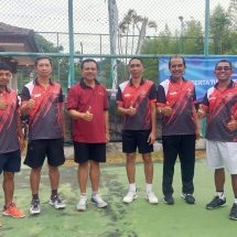 ​Dewa Indra Buka Turnamen Tennis Lapangan Bapor KORPRI Bali