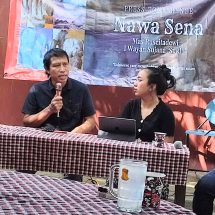 Diskusi Buku Nawa Sena, Karya Kolaborasi yang Kukuhkan Intermingle-Lango antara Konsep, Visual dan Verbal Dua Maestro 