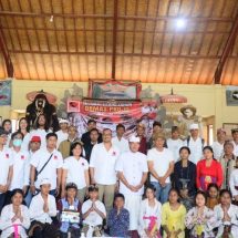 ​Peringati HUT ke-9, Projo Bali Berbagi di Pasraman Guru Kula Bangli
