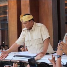 ​HUT Ke-16 Partai Gerindra, Capres Prabowo Menyapa Masyarakat Bali
