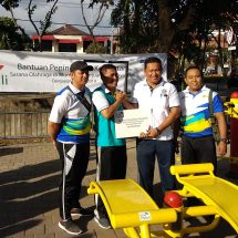 CSR PLN Bali Bantu Sarana Olahraga dan Fasilitas Listrik di Lapangan Bajra Sandhi Renon
