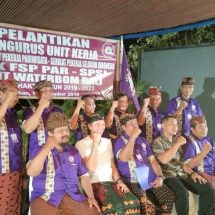 Ketua PC FSP Par-SPSI Badung Lantik PUK Waterbom Bali, Satyawira: Jangan Ada Diskiminasi Pelayanan
