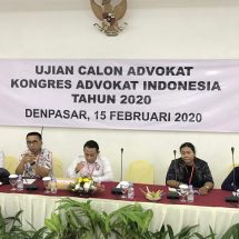 Ketua DPD KAI Bali: Advokat Jangan Berbohong kepada Klien