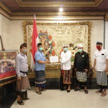Gotong Royong Lawan Covid-19, Bali Sari Linuwih “Mapunia” 2.000 Masker melalui MDA Bali