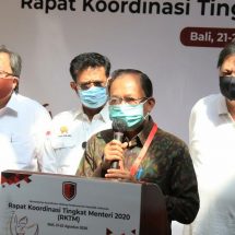 Hadiri Rapat Koordinasi Tingkat Menteri di Nusa Dua, Gubernur Koster Sampaikan Harapan Pemulihan Ekonomi Bali