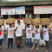 Kunjungi Pasar, Pedagang Berharap Paslon Amerta Bisa Majukan Denpasar