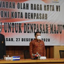 IB. Toni Astawa Kembali Pimpin KONI Denpasar