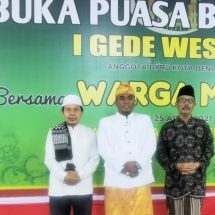 Pererat Tali Silaturahmi, IGW Gelar Buka Puasa Bersama Warga Muslim Denpasar
