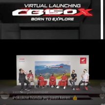 Ribuan Viewers Saksikan Virtual Launching Sport Adventure Touring New CB150X