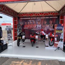 Totalitas DNA Balap Warnai Booth Honda di GP Mandalika