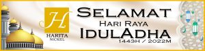 Banner Ucapan Selamat Hari Raya Idul Adha Harita Nickel