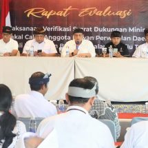 KPU Buleleng Gelar Rapat Evaluasi Verifikasi Pencalonan DPD Provinsi Bali pada Pemilu 2024