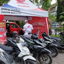 Astra Motor Bali Suguhkan Service Hemat Honda Meriahkan Peringatan May Day Di Denpasar