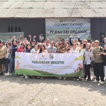 Kunjungan Industri Ke PT BSO, Puluhan Siswa SMK Tertarik Pengembangan Padi Organik