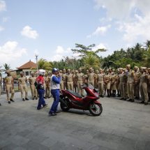 Wujud Sinergi Bagi Negeri, Kampanye #Cari_Aman untuk Pejuang Keselamatan Berkendara di POLTRADA Bali